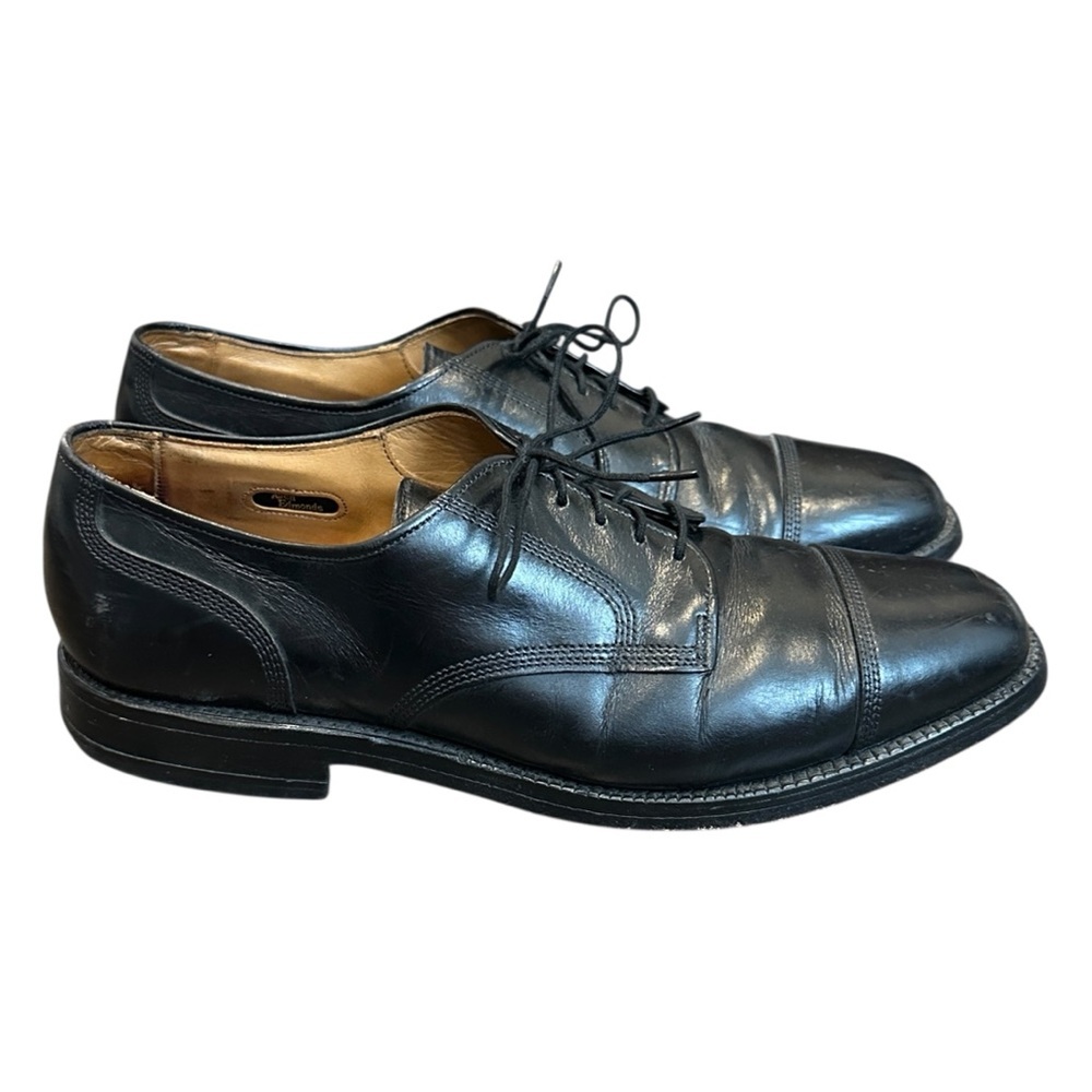 Allen Edmonds Hampstead Cap Toe Oxford Dress Shoes Black Men’s 9.5 D USA Made - Picture 2 of 9